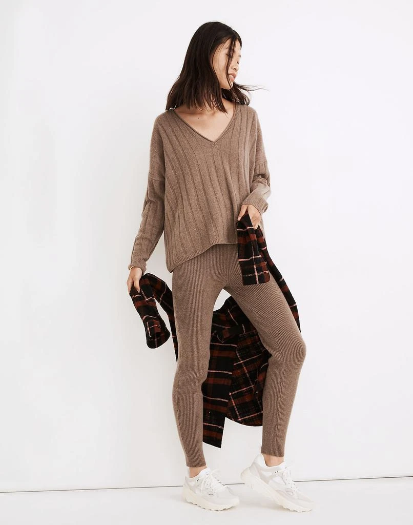 商品Madewell|(Re)sourced Cashmere High-Rise Sweater Leggings,价格¥512,第2张图片详细描述