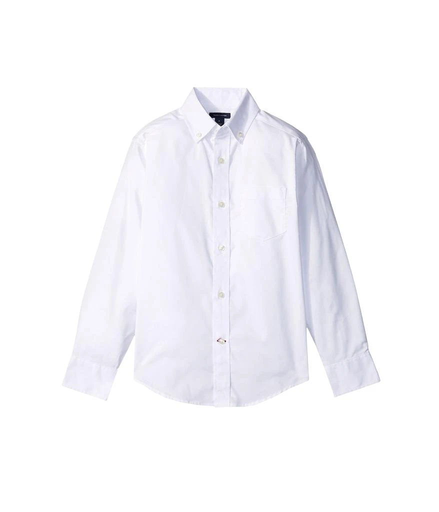 商品Tommy Hilfiger|Pinpoint Oxford Shirt (Big Kids),价格¥188,第1张图片