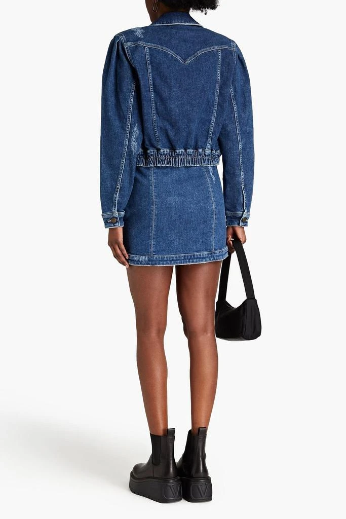 商品retrofête|Distressed denim jacket,价格¥419,第3张图片详细描述