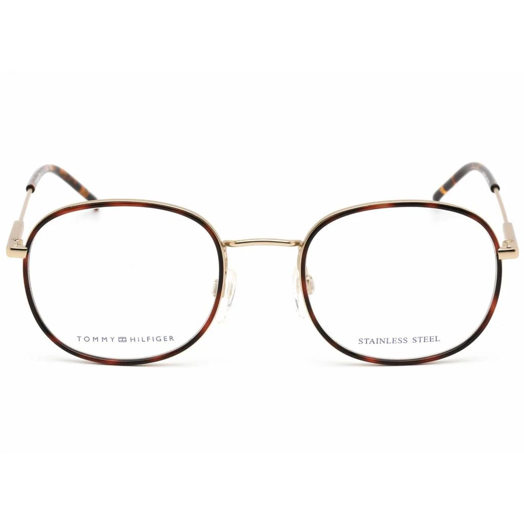 商品Tommy Hilfiger|Tommy Hilfiger Women's Eyeglasses - Matte Gold Round Metal Frame | TH 1726 0AOZ 00,价格¥244,第2张图片详细描述