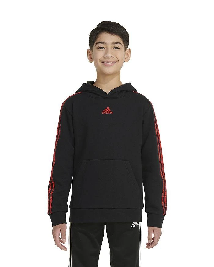 商品Adidas|Boys' Liquid Camouflage 3-Stripe Pullover Hoodie - Big Kid,价格¥250,第4张图片详细描述