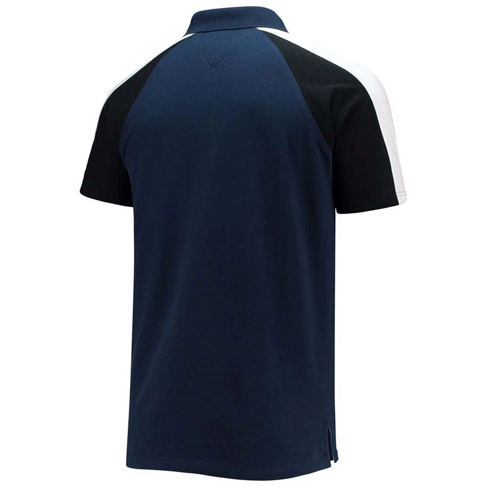商品Tommy Hilfiger|Men's Navy and White Tennessee Titans Holden Raglan Polo Shirt,价格¥525,第4张图片详细描述