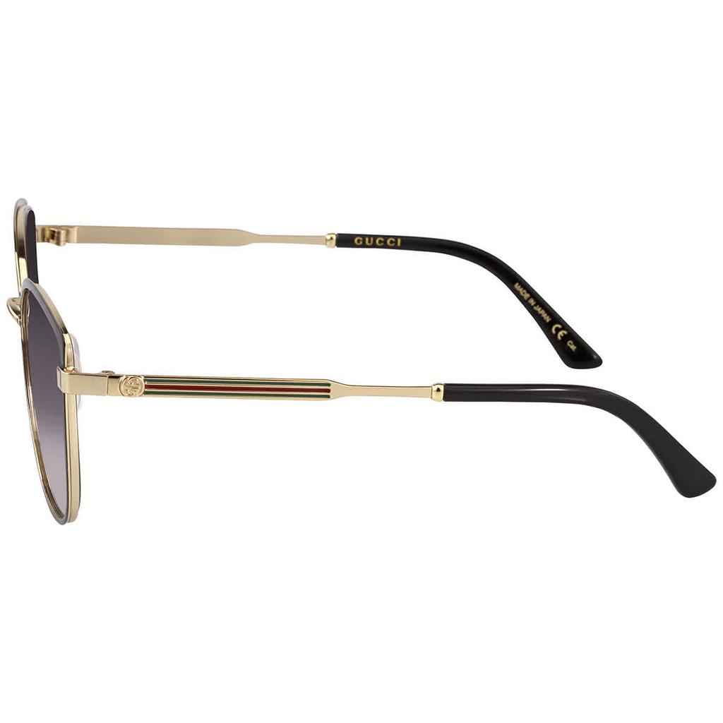 Gucci Grey Gradient Cat Eye Ladies Sunglasses GG0589SK 001 57商品第3张图片规格展示