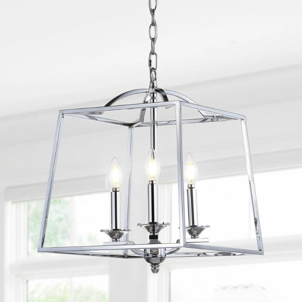 商品JONATHAN Y|Gloria 14.5" 3-light Metal LED Pendant,价格¥1664,第1张图片