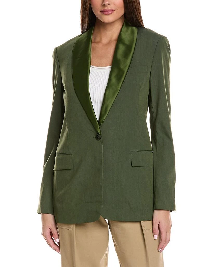 商品3.1 Phillip Lim|Shawl Lapel Wool-Blend Blazer,价格¥2427,第3张图片详细描述