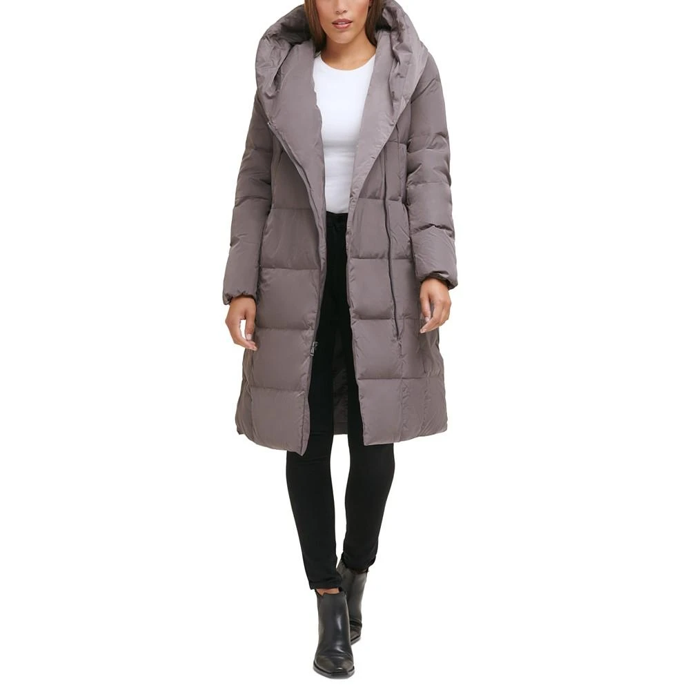 商品Cole Haan|Women's Signature Asymmetrical Pillow-Collar Down Puffer Coat,价格¥1481,第5张图片详细描述