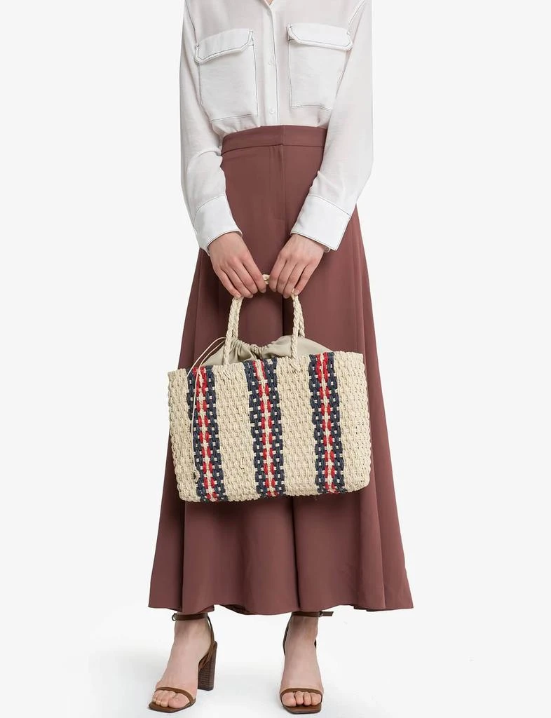 商品Pixie Market|Striped Raffia Straw Bag,价格¥414,第3张图片详细描述