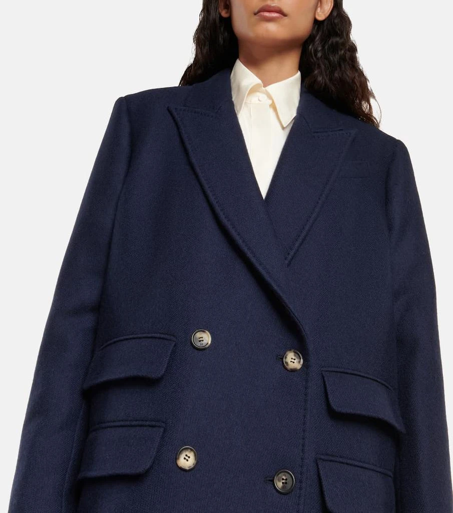 商品Gabriela Hearst|Double-breasted wool twill coat,价格¥19432,第4张图片详细描述