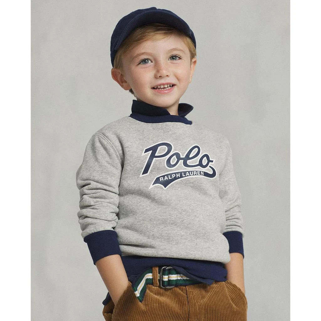 商品Ralph Lauren|Logo Fleece Sweatshirt (Toddler),价格¥224,第3张图片详细描述