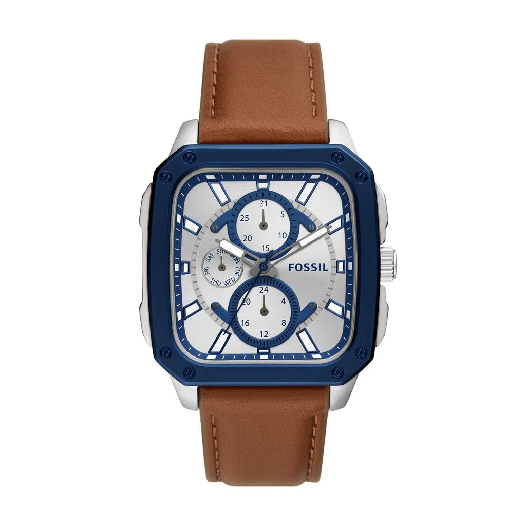 商品Fossil|Fossil Men's Multifunction, Stainless Steel Watch,价格¥501,第1张图片