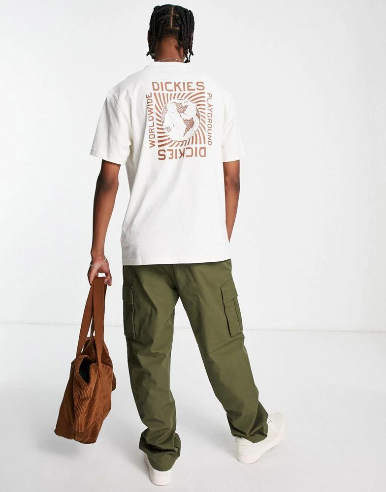 商品DICKIES|Dickies Marbury back print t-shirt in off white,价格¥387,第1张图片