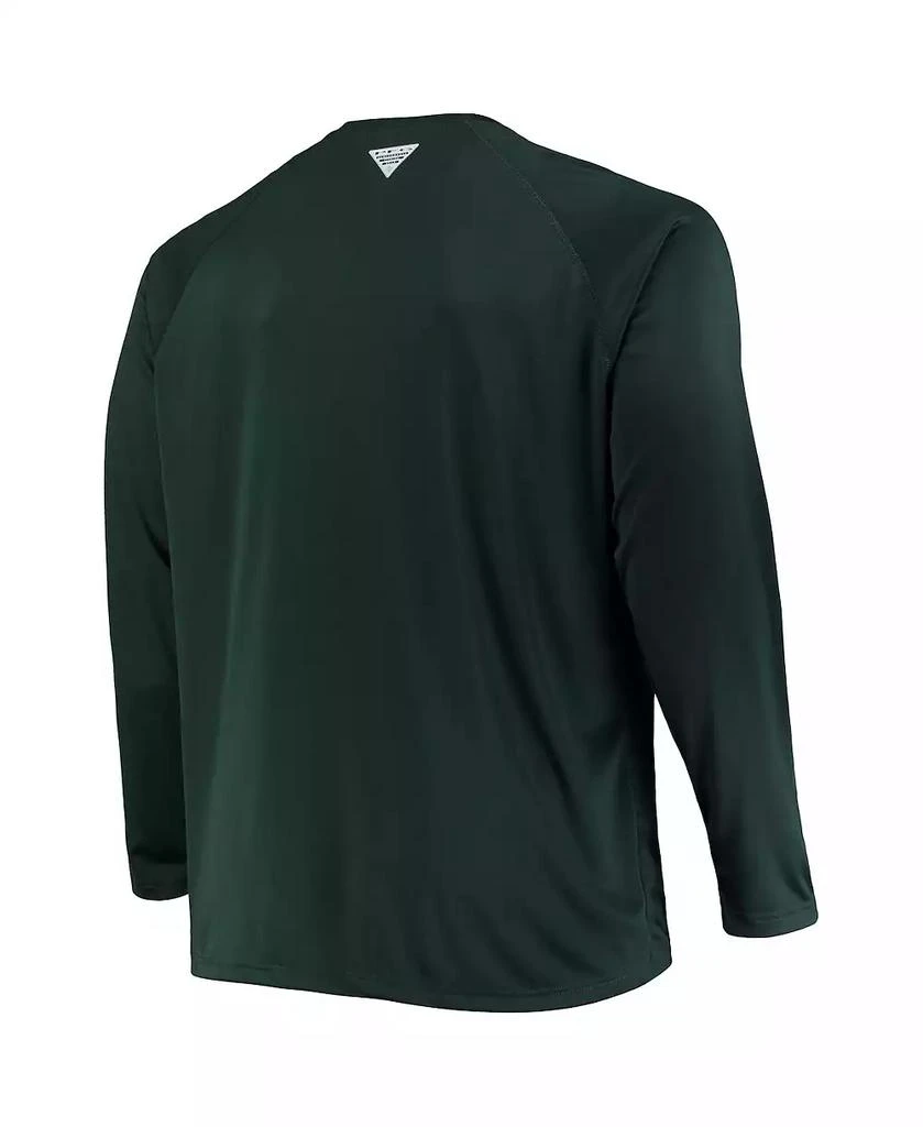 商品Columbia|Men's Green Michigan State Spartans Big and Tall Terminal Tackle Omni-Shade Long Sleeve Raglan T-shirt,价格¥252,第4张图片详细描述