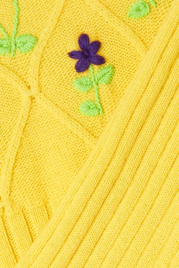 商品CORMIO|Oma embroidered ribbed wool sweater,价格¥2362,第4张图片详细描述