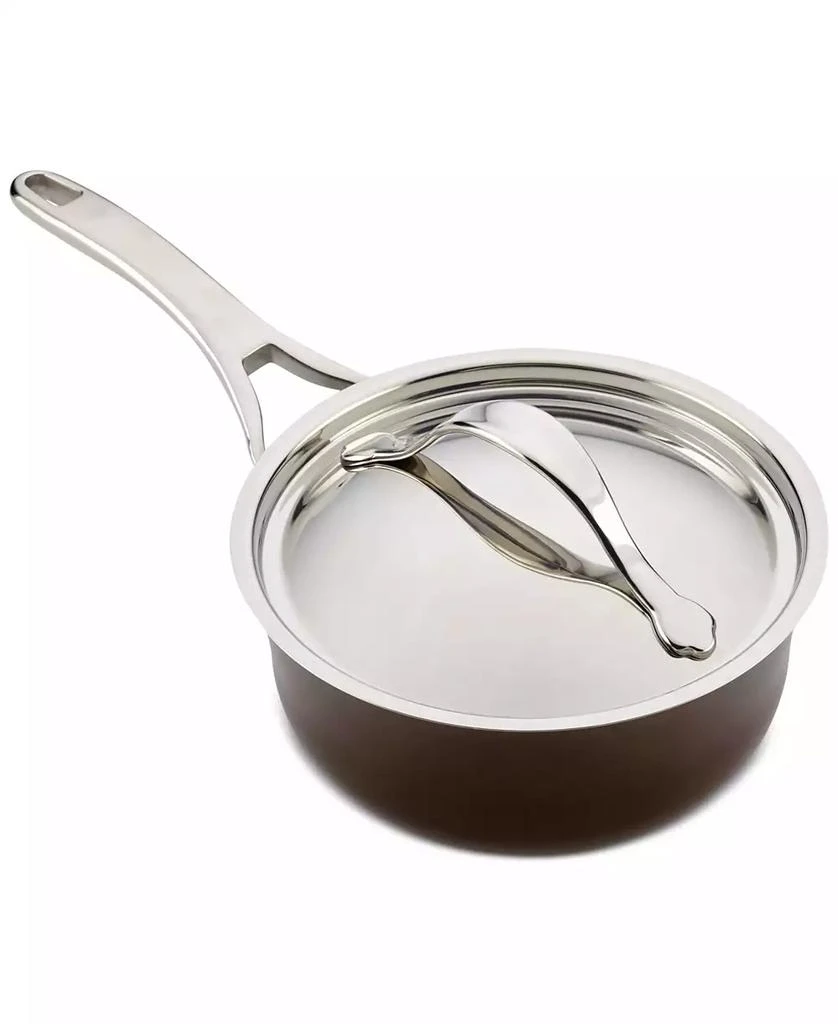 商品Anolon|Nouvelle Copper Luxe Hard-Anodized Non-Stick 2.5-Qt. Saucier,价格¥377,第5张图片详细描述