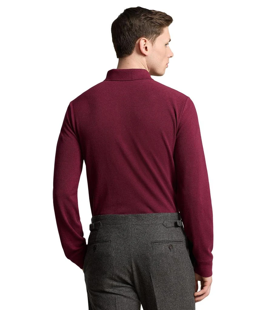 商品Ralph Lauren|Classic Fit Mesh Long-Sleeve Polo Shirt,价格¥417,第2张图片详细描述