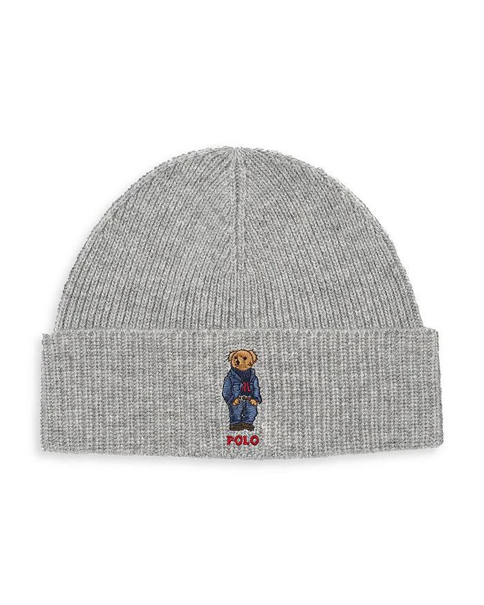 商品Ralph Lauren|Solid Denim Bear Beanie,价格¥440,第1张图片