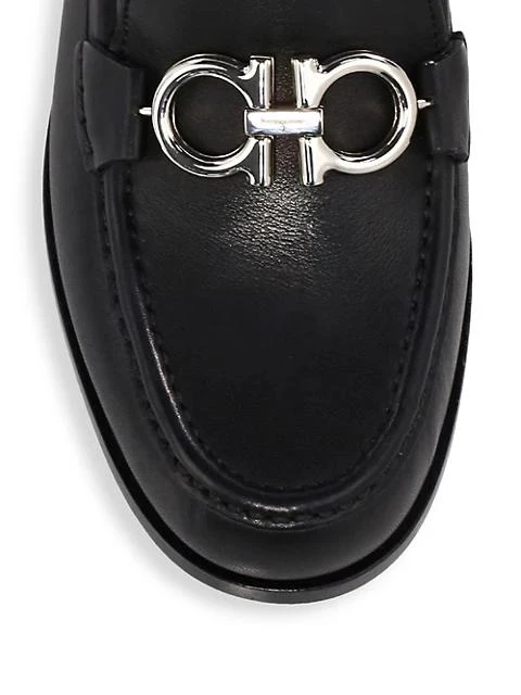 商品Salvatore Ferragamo|Rolo Leather Loafers,价格¥5175,第4张图片详细描述