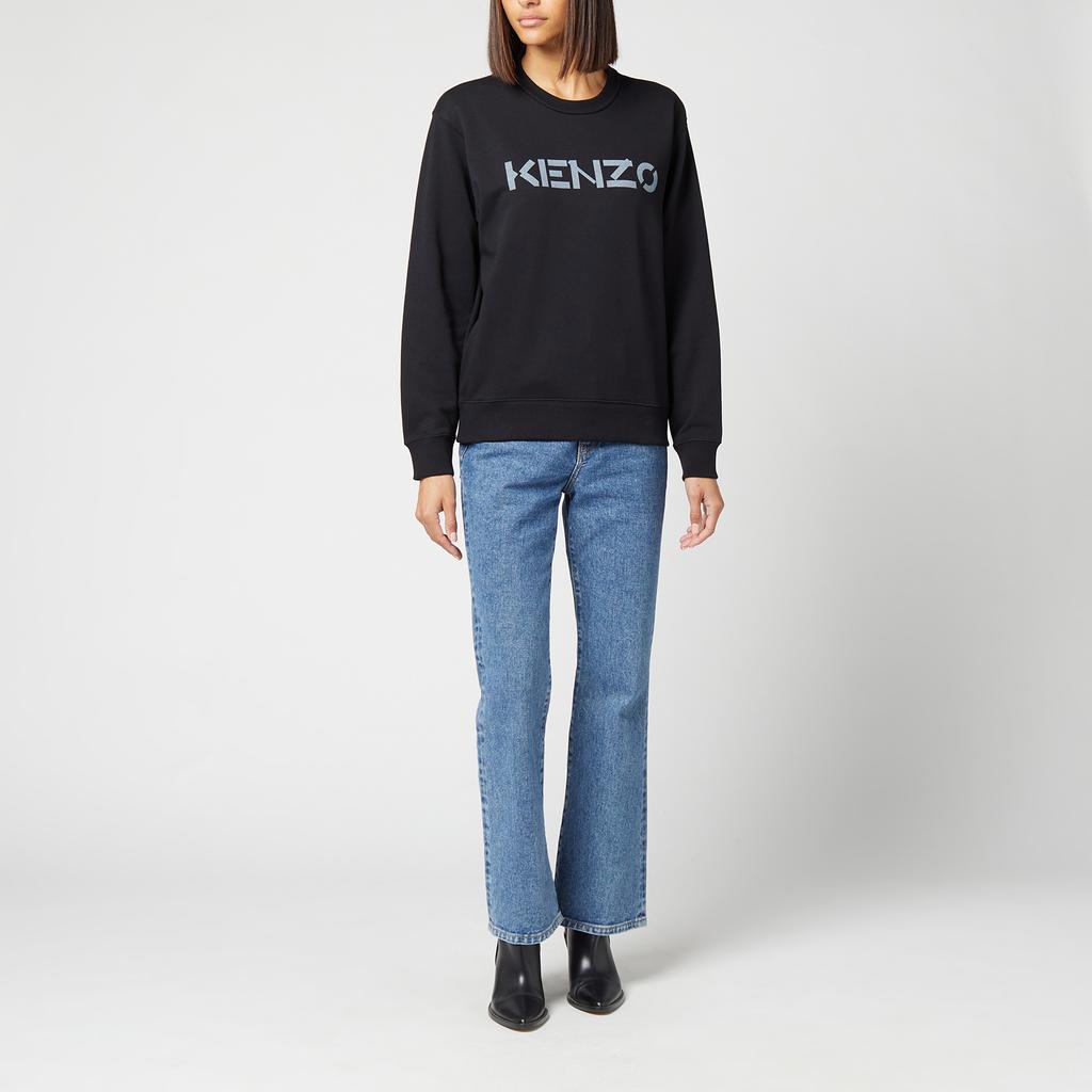 商品Kenzo|KENZO Women's Logo Classic Sweatshirt - Black,价格¥1182,第5张图片详细描述