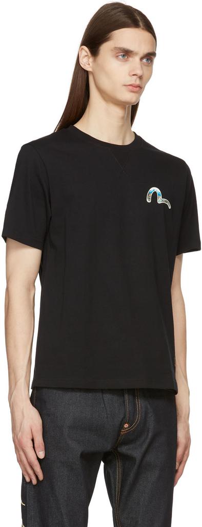 Black Mt. Fuji Dragon Daicock T-Shirt商品第2张图片规格展示