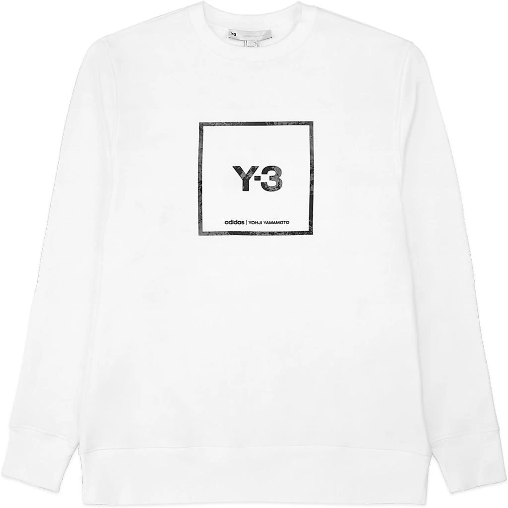 商品Y-3|Square Label Graphic Crew Pullover Sweater,价格¥1406,第1张图片