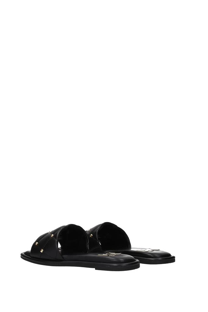 商品Michael Kors|Slippers and clogs hayworth Eco Leather Black,价格¥680,第4张图片详细描述