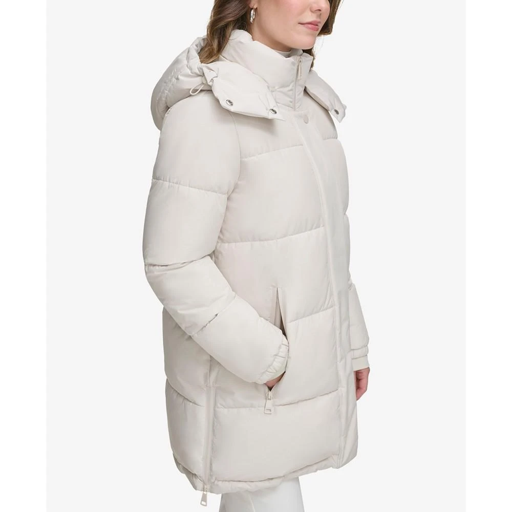 商品Calvin Klein|Women's Hooded Stand-Collar Puffer Coat,价格¥763,第3张图片详细描述