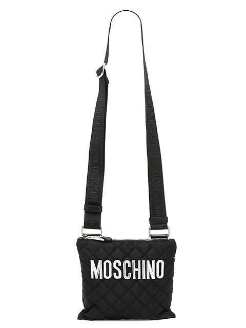 商品Moschino|Quilted Logo Shoulder Bag,价格¥4754,第1张图片