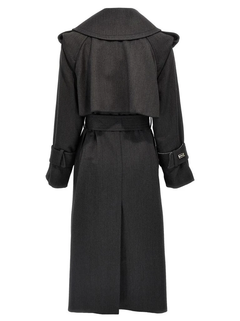 商品Victoria Beckham|Victoria Beckham 'Belted Wool Trench' Coat,价格¥13109,第2张图片详细描述