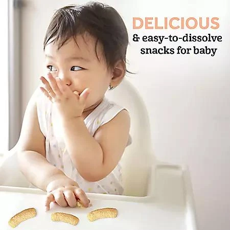 商品Gerber|Crunchies 婴儿磨牙零食玉米风味 (1.48 oz., 8罐装),价格¥153,第4张图片详细描述