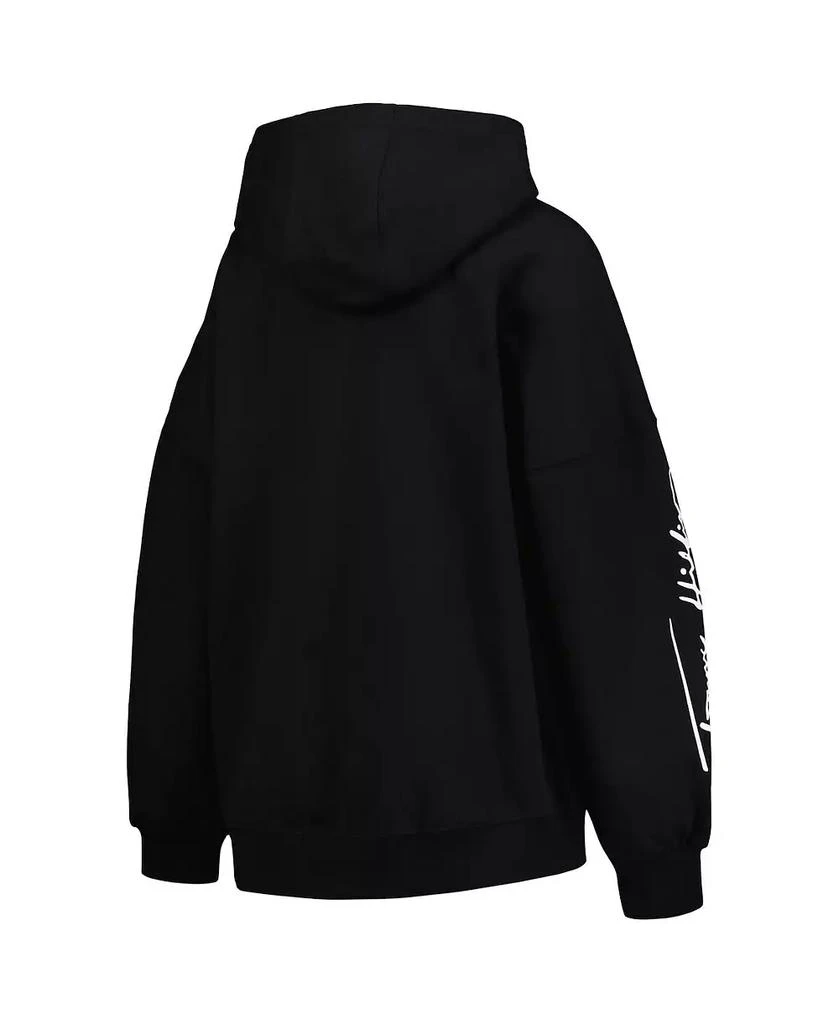 商品Tommy Hilfiger|Women's Black Las Vegas Raiders Becca Drop Shoulder Pullover Hoodie,价格¥501,第3张图片详细描述