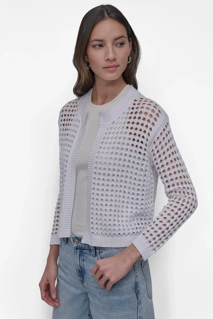 商品DKNY|OPEN-STITCH CARDIGAN,价格¥261,第3张图片详细描述
