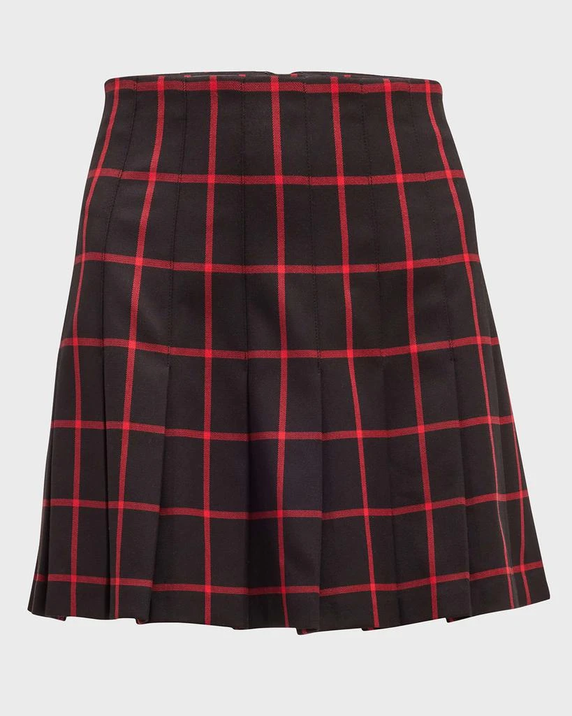 商品Alice + Olivia|Carter Stitch Pleated Mini Skirt,价格¥1521,第3张图片详细描述