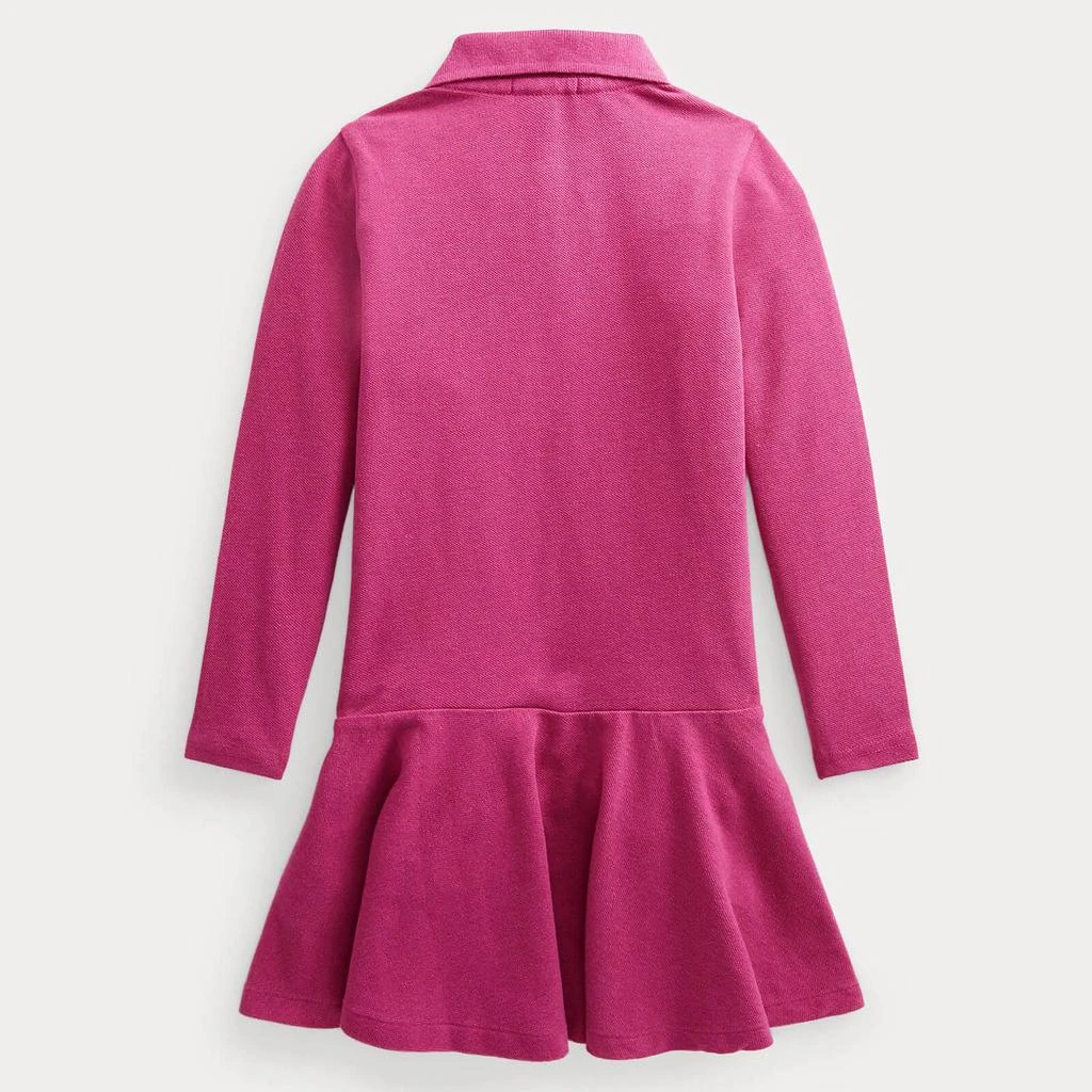 商品Ralph Lauren|Ralph Lauren Girls' Polo Dress - Vibrant Pink Heather,价格¥337,第2张图片详细描述