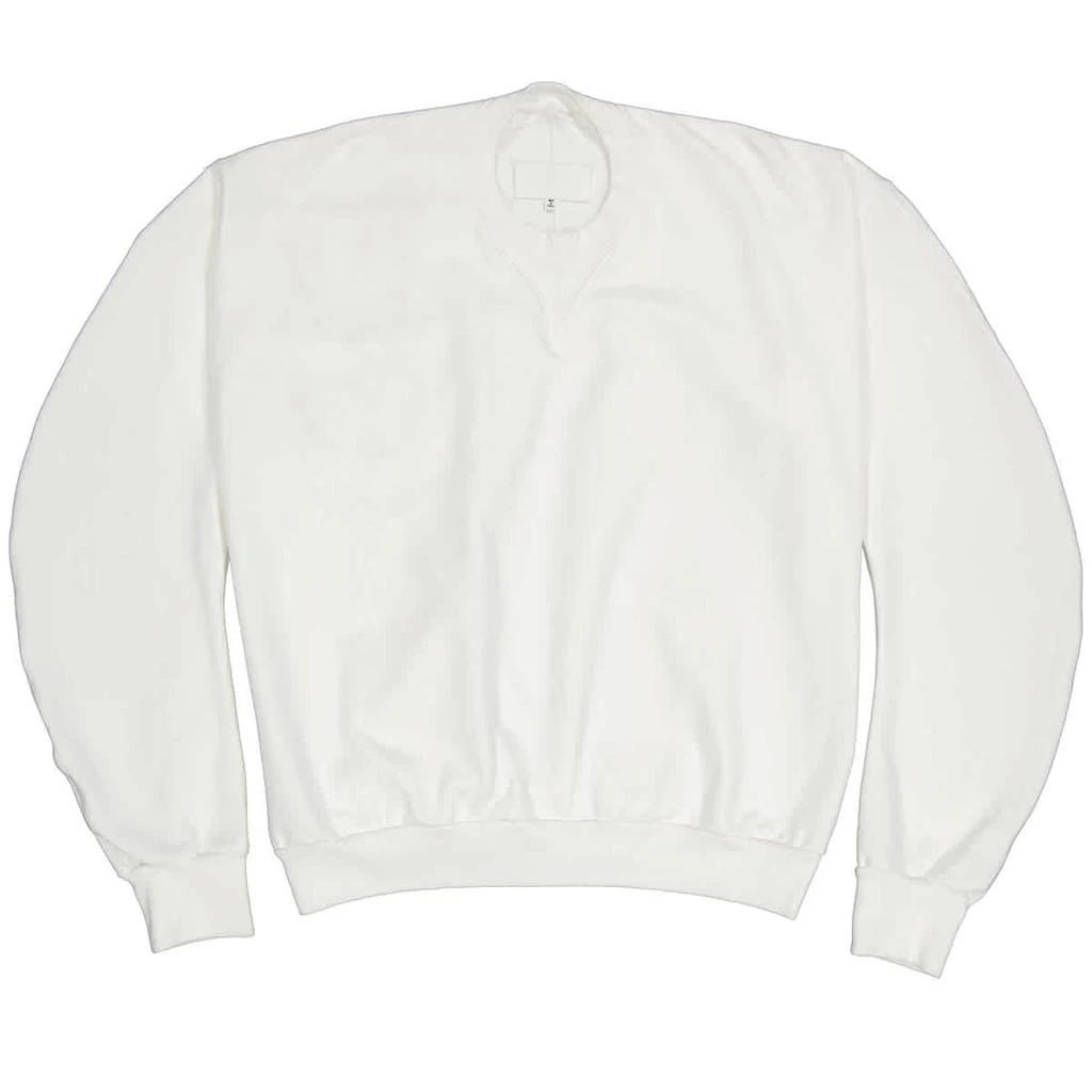 商品MAISON MARGIELA|Maison Margiela Ladies White Oversized Sleeves Sweatshirt,价格¥1946,第1张图片
