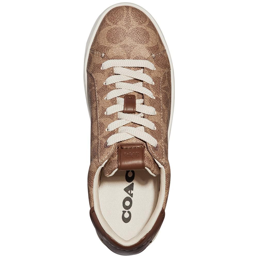 商品Coach|Women's Lowline Signature Lace-up Sneakers,价格¥1124,第4张图片详细描述