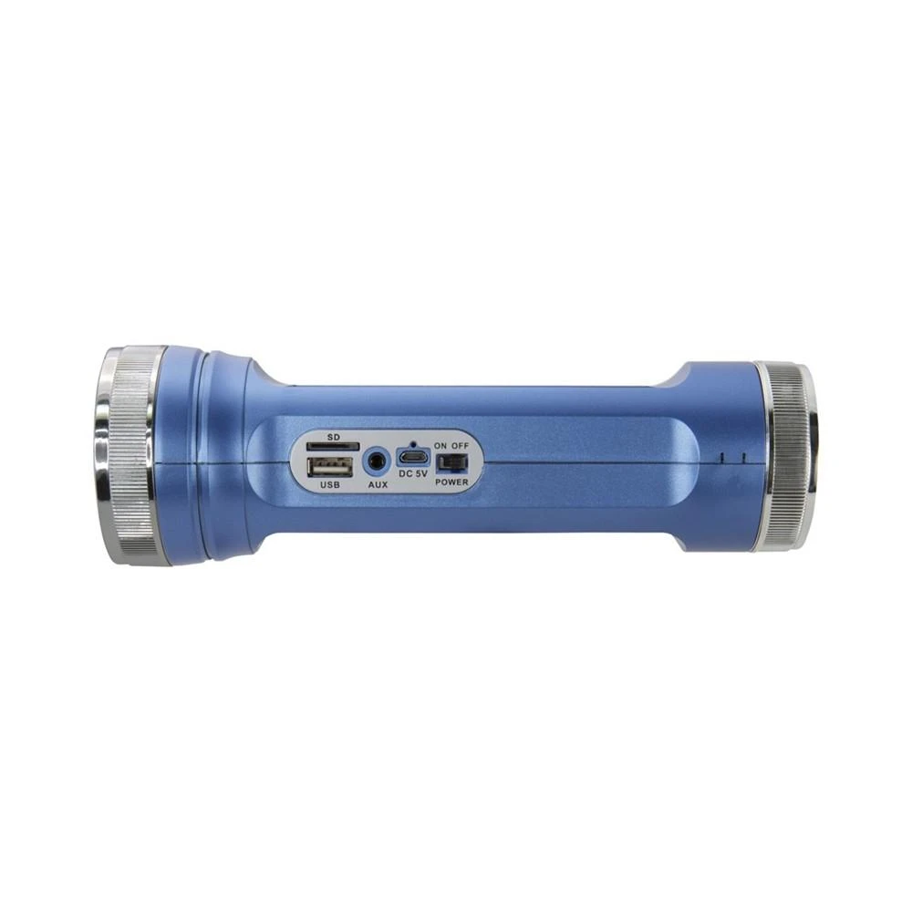 Flashlight with Solar Power and Bluetooth Speaker, XFBR70BU 商品