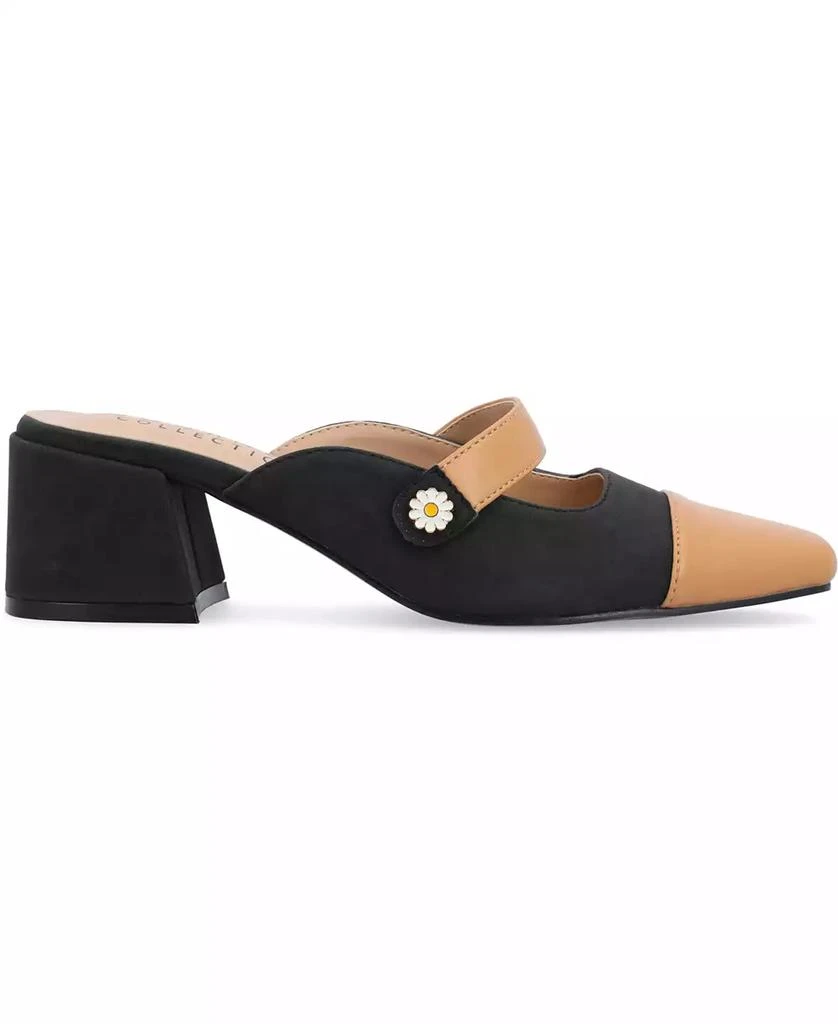 商品Journee Collection|Women's Dalla Block Heel Mary Jane Mules,价格¥242,第2张图片详细描述