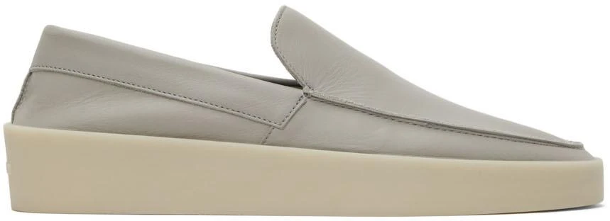 商品Fear of god|Grey Leather 'The Loafer' Loafers,价格¥3349,第1张图片