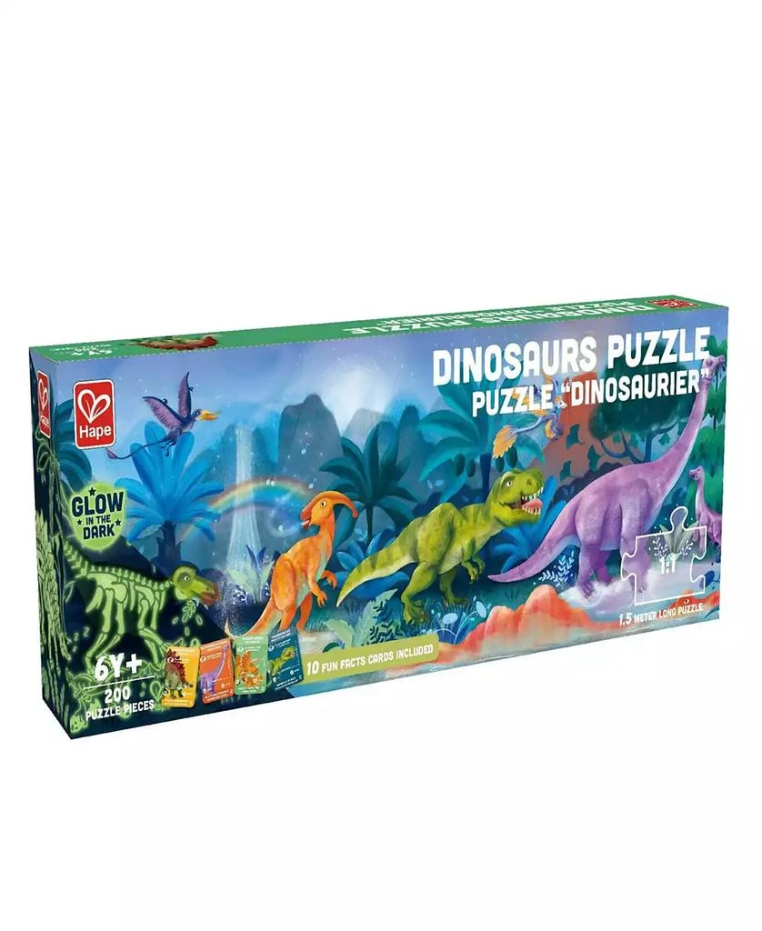 商品Hape|Dinosaurs Giant Glow-In-The Dark Puzzle, 200 Pieces,价格¥158,第1张图片