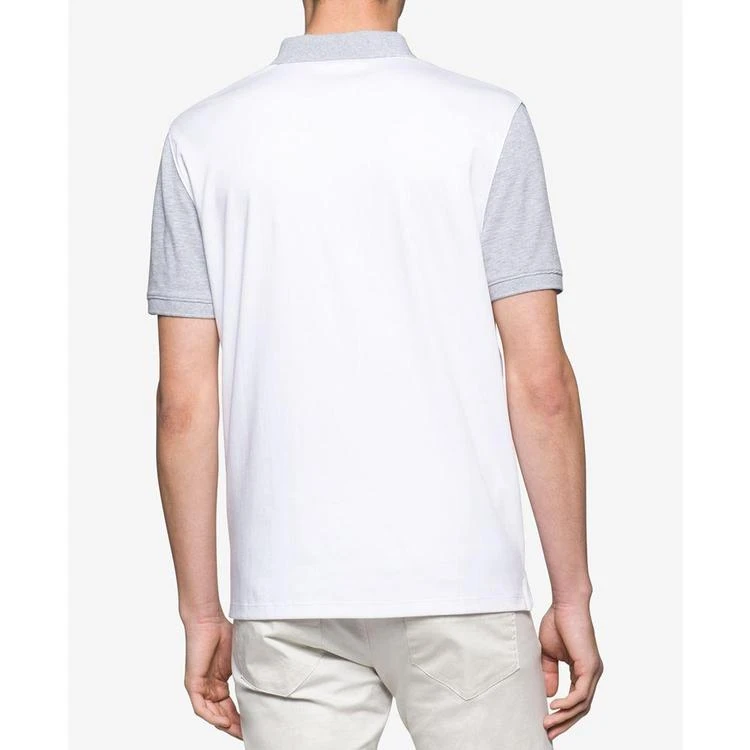商品Calvin Klein|Men's Colorblocked Liquid Cotton Polo,价格¥113,第3张图片详细描述