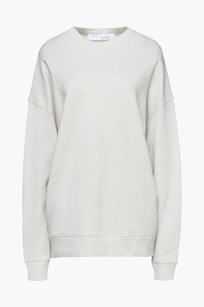 商品IRO|Regent metallic French cotton-blend terry sweatshirt,价格¥805,第1张图片