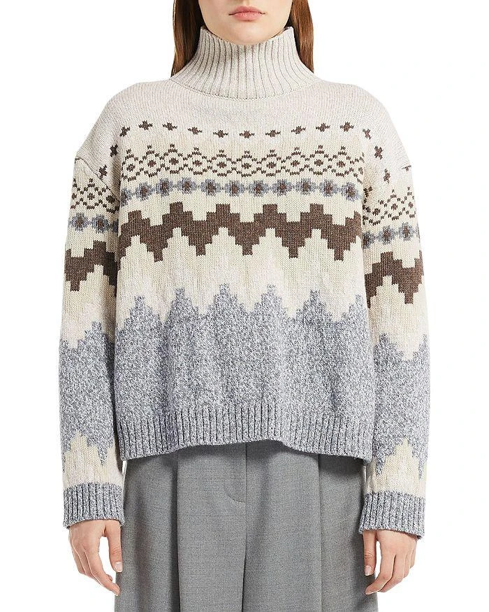 商品Weekend Max Mara|Maser Printed Sweater,价格¥2865,第1张图片