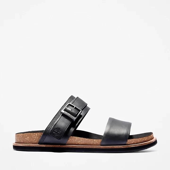 商品Timberland|Amalfi Vibes 2 Band-strap Sandal for Men in Black,价格¥389,第1张图片
