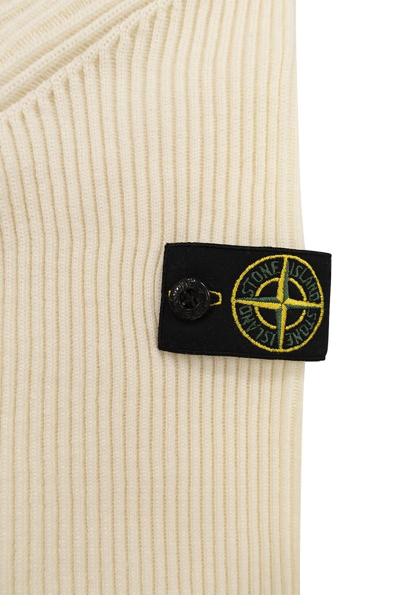 商品Stone Island|Stone Island 男童针织毛衣 7916510C2V0093-0-0 白色,价格¥1352,第4张图片详细描述