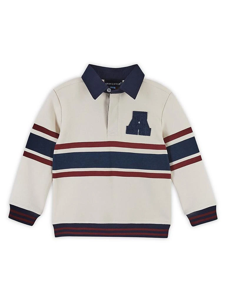 商品Andy & Evan|Little Boy's & Boy's 2-Piece Rugby Shirt & Twill Pant Set,价格¥348,第4张图片详细描述