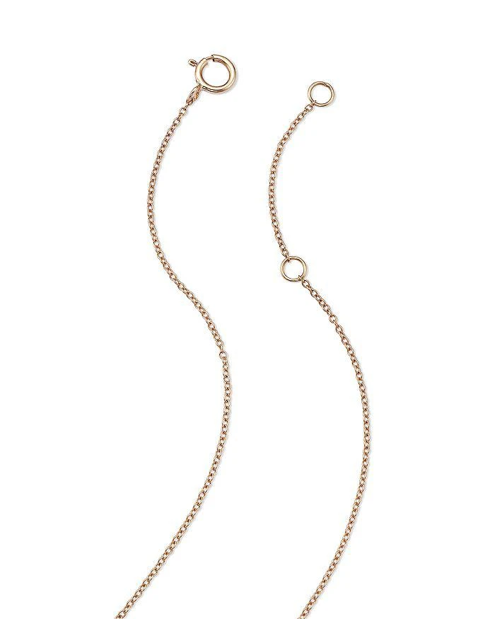 商品Moon & Meadow|14K Yellow Gold Enamel Flower Pendant Necklace, 15-16",价格¥2053,第4张图片详细描述
