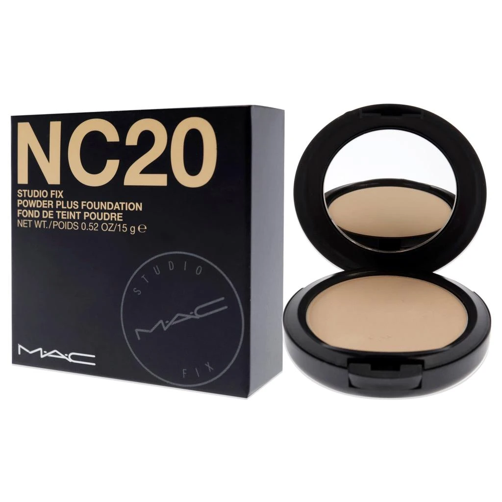 商品MAC|Studio Fix Powder Plus Foundation - NC20 by MAC for Women - 0.52 oz Foundation,价格¥306,第4张图片详细描述