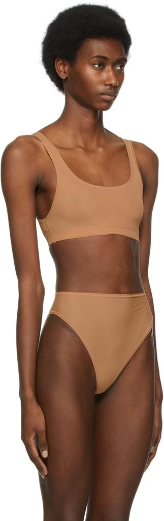 商品SKIMS|Tan Jelly Sheer Scoop Neck Bralette,价格¥248,第2张图片详细描述
