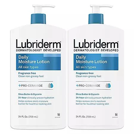 商品Lubriderm|Lubriderm Daily Moisture Body Lotion, 24 oz., 2 pk.,价格¥117,第1张图片