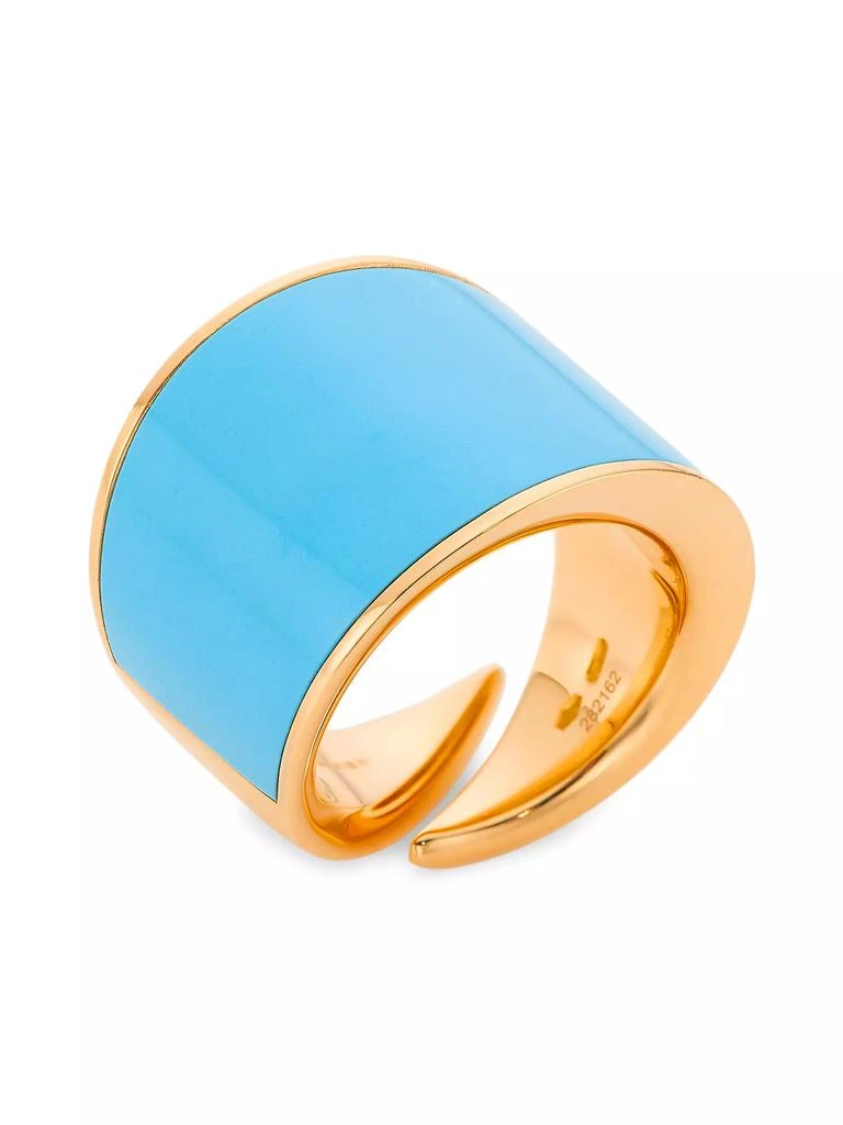 商品Vhernier|Vague 18K Rose Gold & Turquoise Ring,价格¥61909,第1张图片